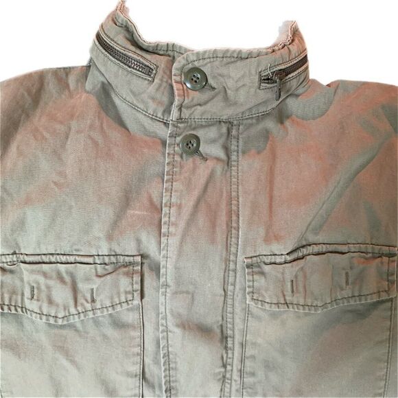 Gap Military Jacket Woman S Boys XL Green Utility Field Cargo Street Urban Retro - Picture 2 of 15